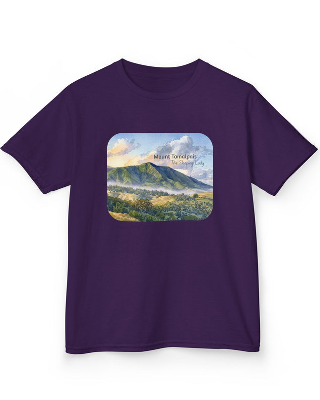 "Mount Tamalpais, the Sleeping Lady" Kids Heavy Cotton Tee