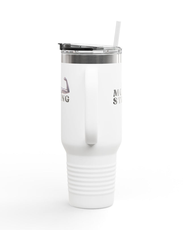 "Mom Strong" Insulated Travel Mug, 40oz