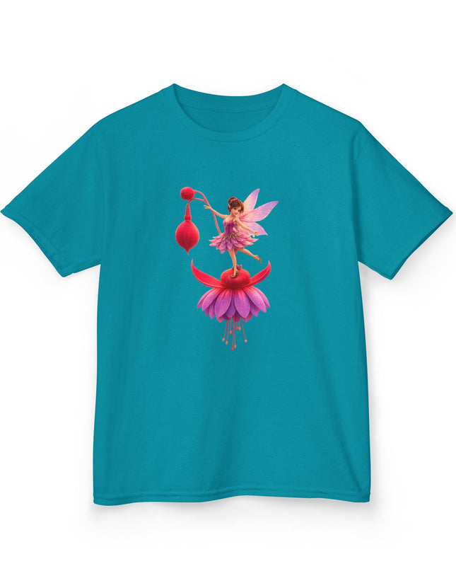 "Fuchsia Fairy" Kids Heavy Cotton Tee