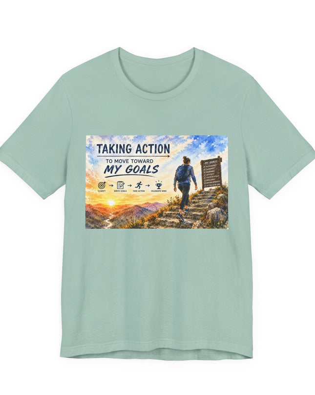 "Taking Action" Unisex Jersey Short Sleeve Tee