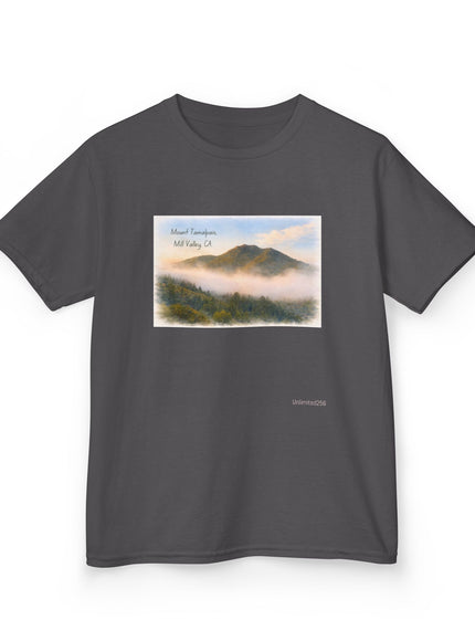 "Mount Tamalpais, Mill Valley, California Kids Heavy Cotton Tee