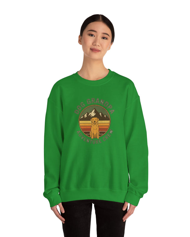 "Dog Grandpa Adventure Crew" Unisex Adult Sweatshirt