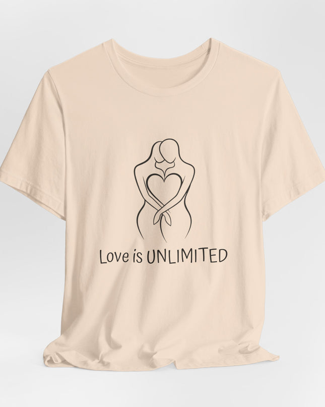 "Love is Unlimited" Unisex Jersey Short Sleeve Tee