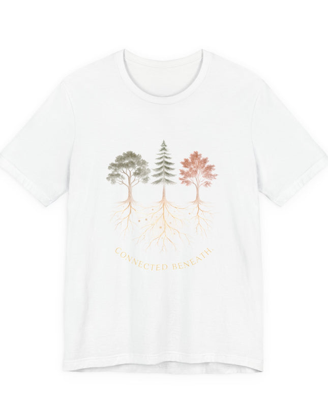 "Connected Beneath" Unisex Jersey Short Sleeve Tee
