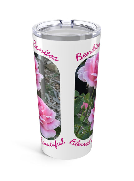 "Blessed and Beautiful" Tumbler 20oz