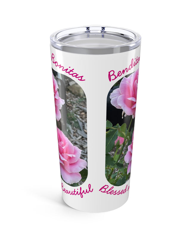 "Blessed and Beautiful" Tumbler 20oz