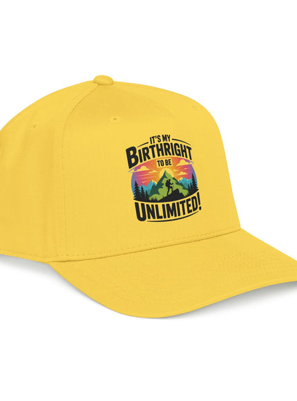 "It's my Birthright to be Unlimited" Mid Profile Baseball Cap