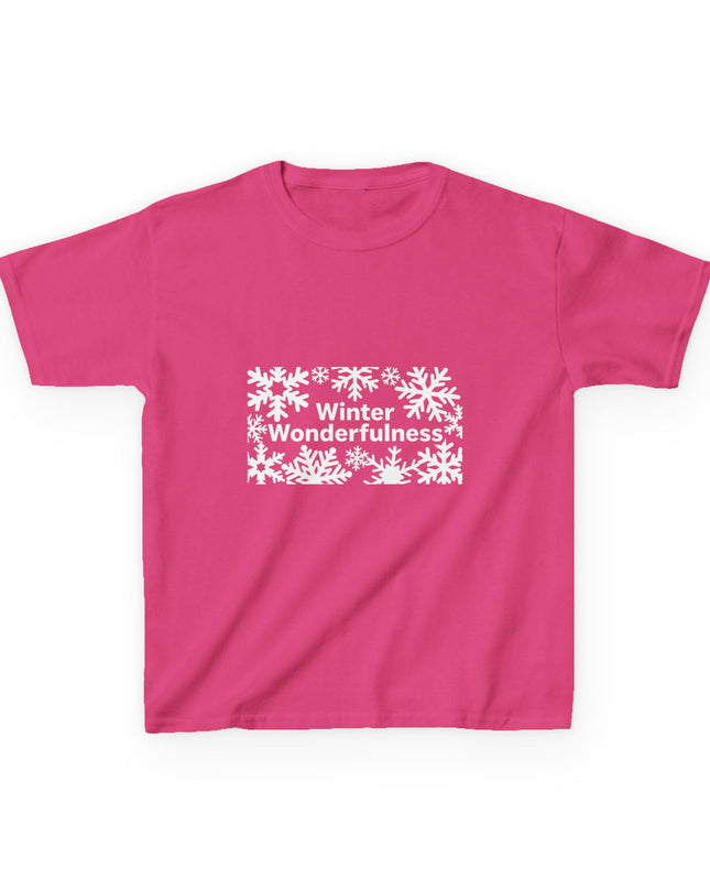 "Winter Wonderfulness" Kids Heavy Cotton Tee