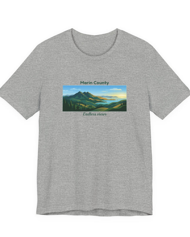 "Marin County - Endless Views" Unisex Jersey Short Sleeve Tee
