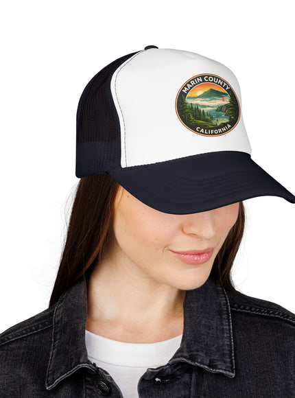 "Marin County, Above the Fog" Foam Trucker Hat