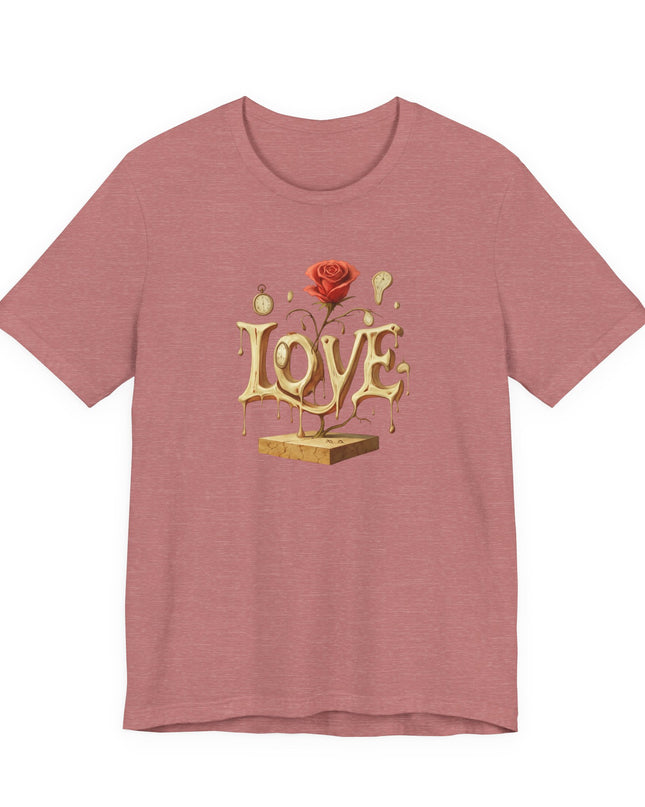 "Love - Salvador Dali Style" Unisex Jersey Short Sleeve Tee