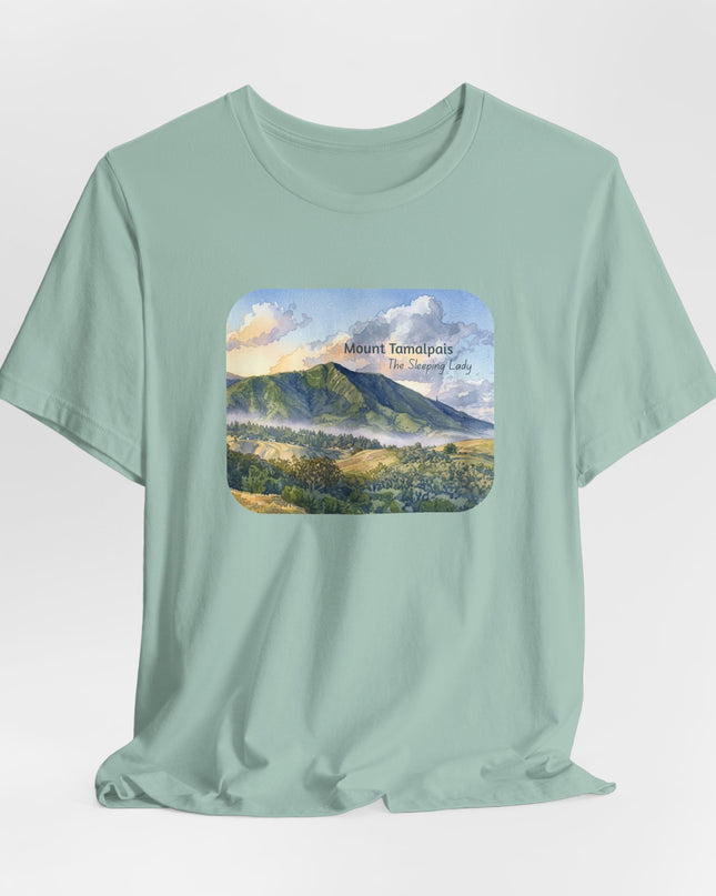 "Mount Tamalpais, the Sleeping Lady" Unisex Jersey Short Sleeve Tee