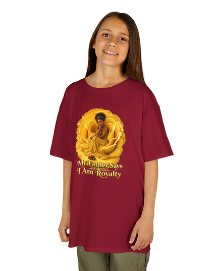 "My Father Says I am Royalty" Kids Heavy Cotton Tee