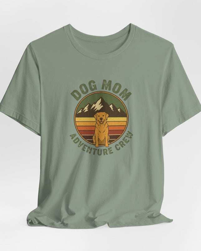 "Dog Mom Adventure Crew" Unisex Jersey Short Sleeve Tee