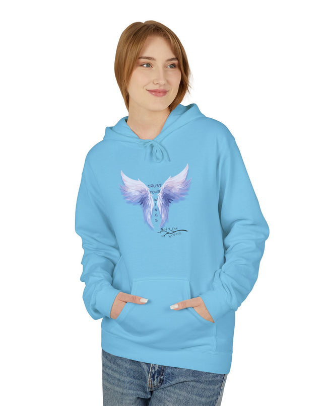 "Trust your Wings, Not the Branch" Unisex Midweight Softstyle Fleece Hoodie