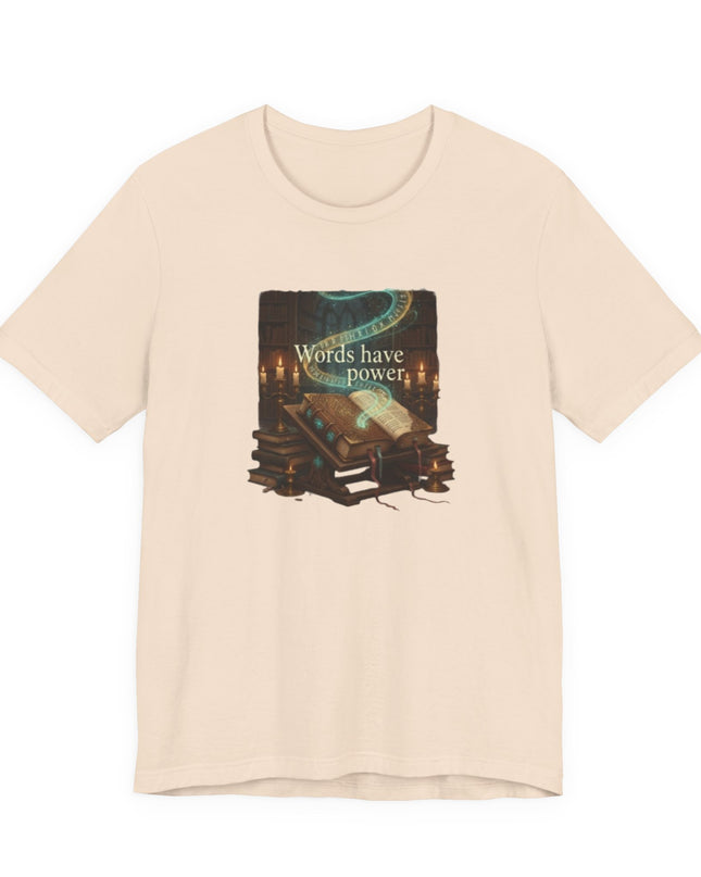 "Words Have Power Unisex Jersey Short Sleeve Tee