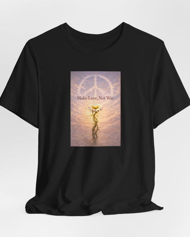 "Make Love Not War" Unisex Jersey Short Sleeve Tee