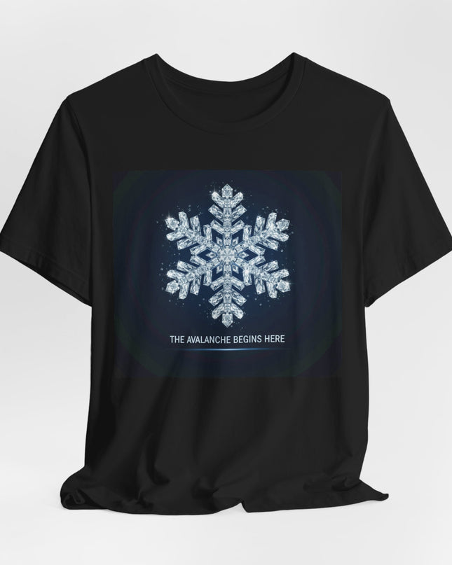 "The Avalanche Starts Here" Unisex Jersey Short Sleeve Tee