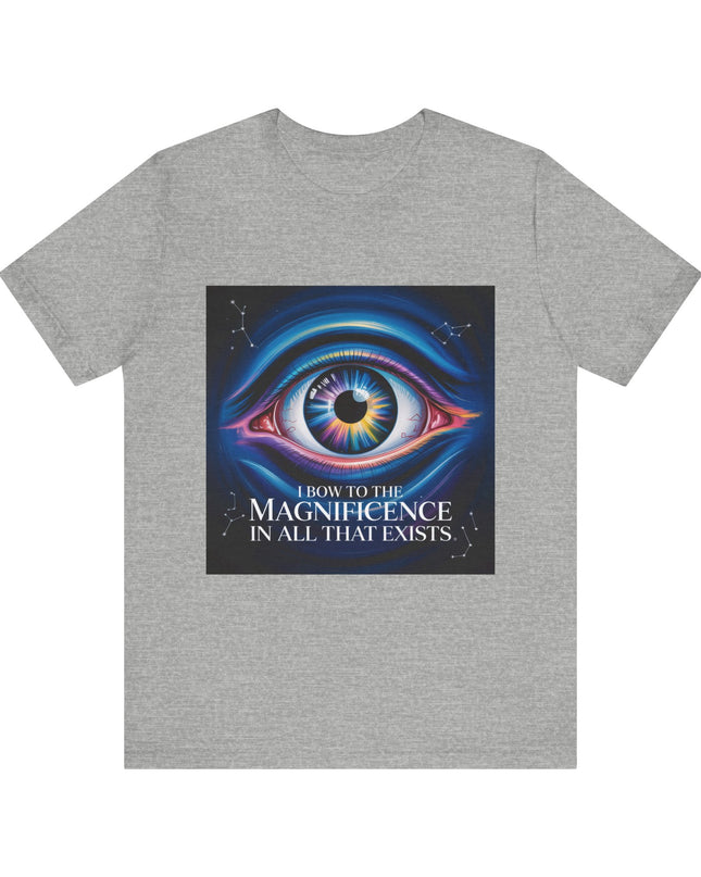 "I Bow to the Magnificence in all that Exists" Men's and Women's Jersey Short Sleeve Tee