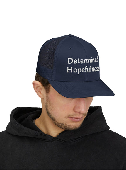 "Determined Helpfulness" Snapback Trucker Cap