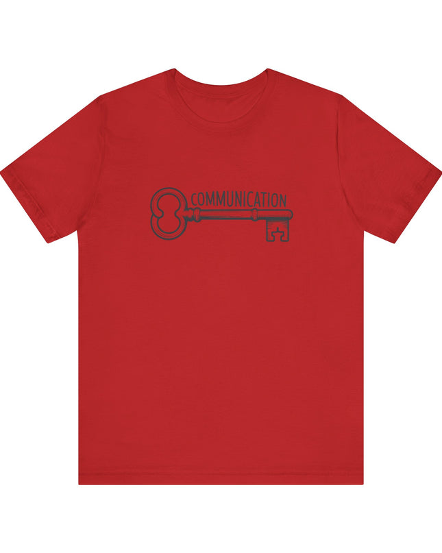 "Communication is Key" Unisex Jersey Short Sleeve Tee
