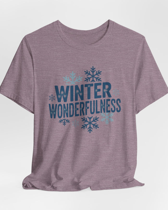 "Winter Wonderfulness" Unisex Jersey Short Sleeve Tee