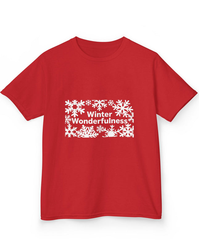"Winter Wonderfulness" Kids Heavy Cotton Tee