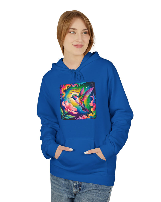 "My Life is Being Created in Every Moment" Unisex Midweight Softstyle Fleece Hoodie