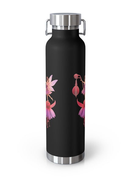 "Fuchsia Fairy" Copper Vacuum Insulated Bottle, 22oz