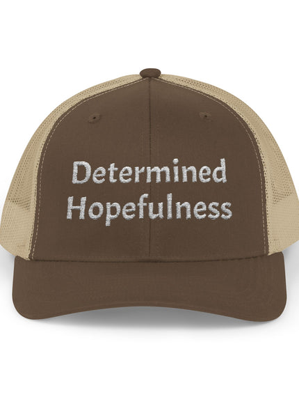 "Determined Helpfulness" Snapback Trucker Cap