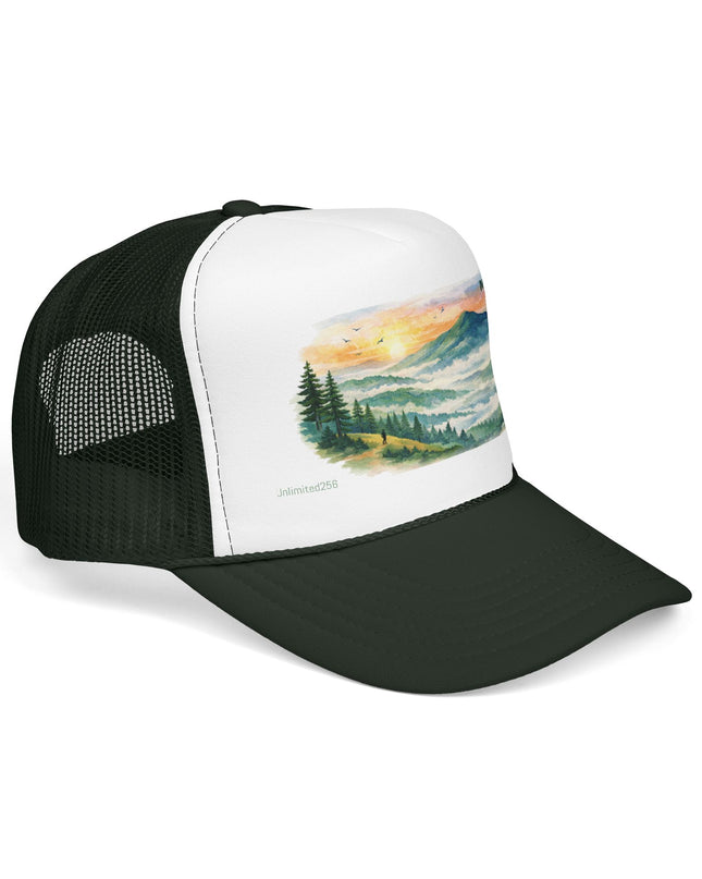 "Marin County, Where the Hills Meet the Sky" Foam Trucker Hat