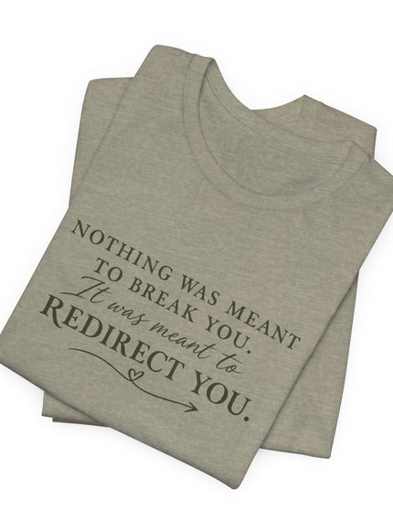 "Redirect You" Unisex Jersey Short Sleeve Tee