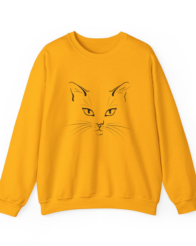 "Cat Face Sketch" Unisex Adult Sweatshirt