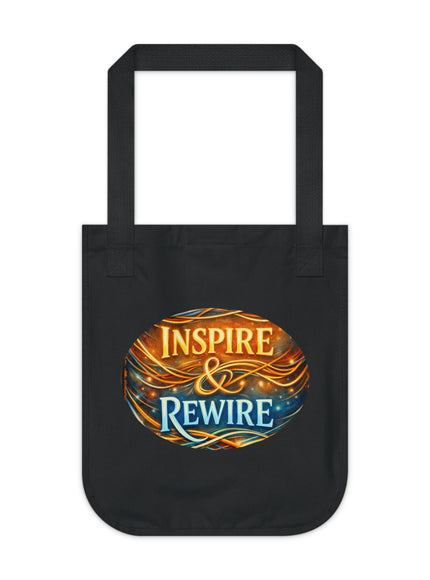 "Inspire and Rewire" Organic Canvas Tote Bag