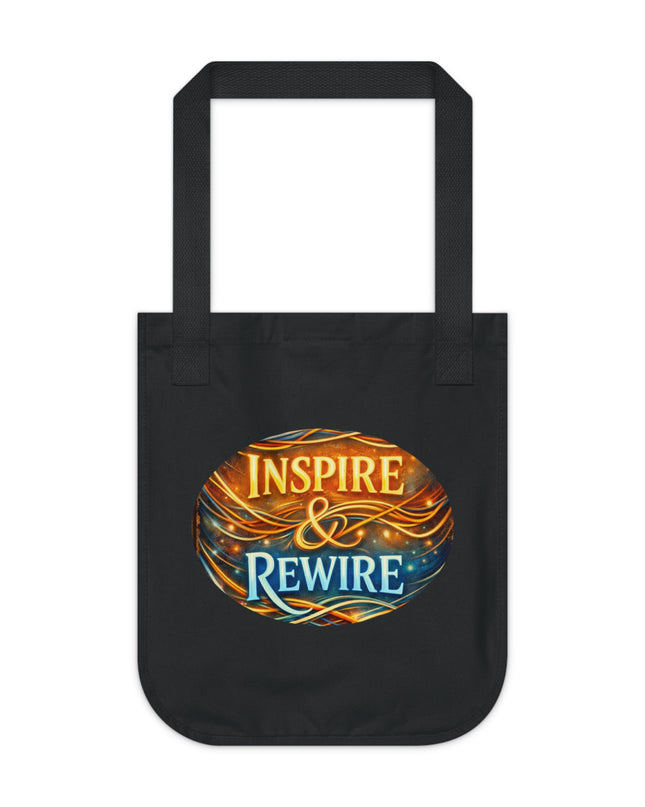 "Inspire and Rewire" Organic Canvas Tote Bag