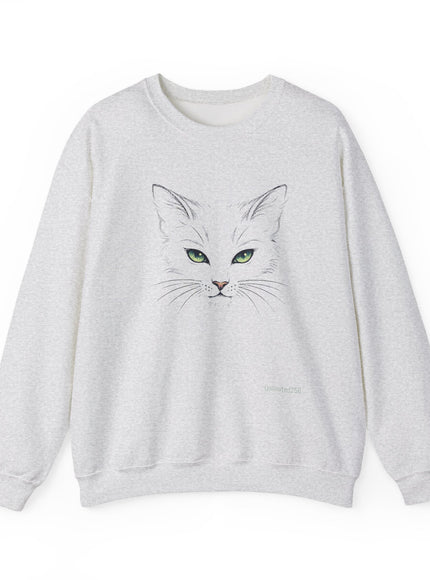 "Cat Face Sketch" Unisex Adult Sweatshirt
