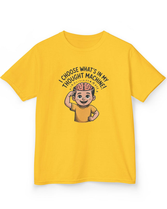 "I Choose What's in my Thought Machine" Kids Heavy Cotton Tee