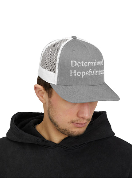 "Determined Helpfulness" Snapback Trucker Cap