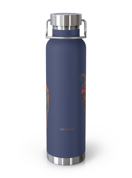 "Alebrije Panther" Copper Vacuum Insulated Bottle, 22oz