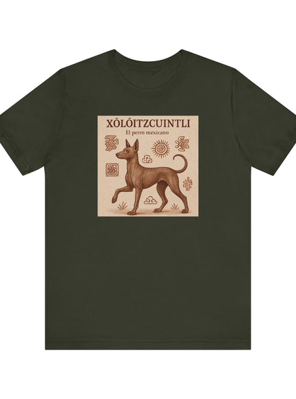 "Xoloitzcuintli - el perro mexicano" Unisex Jersey Short Sleeve Tee