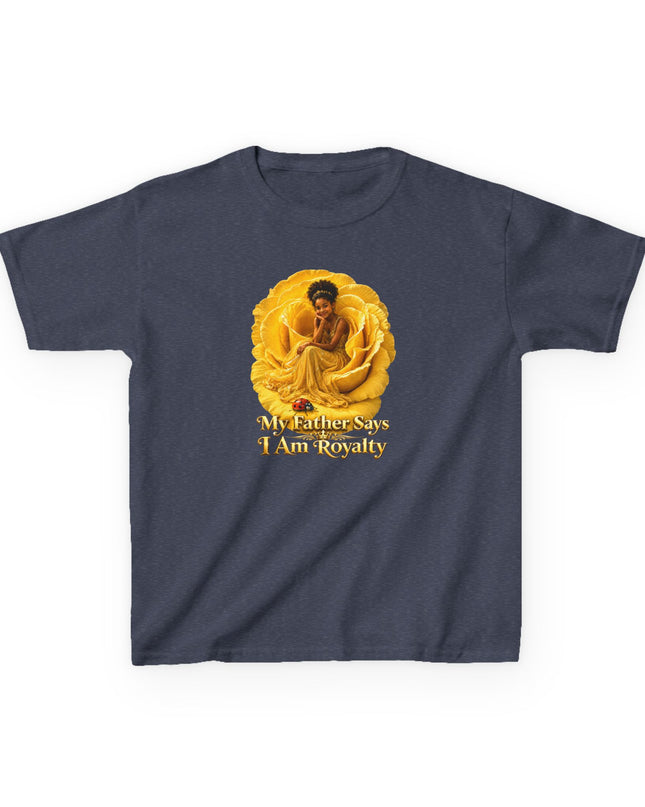 "My Father Says I am Royalty" Kids Heavy Cotton Tee