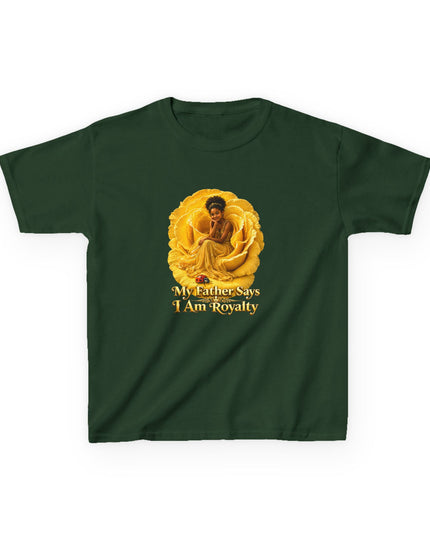 "My Father Says I am Royalty" Kids Heavy Cotton Tee