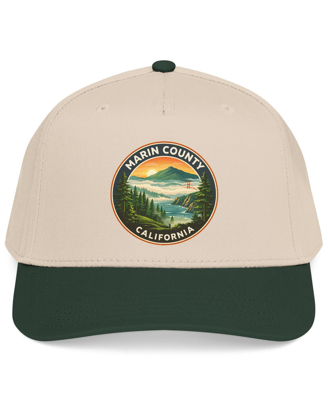 "Marin County, Above the Fog" Mid Profile Baseball Cap