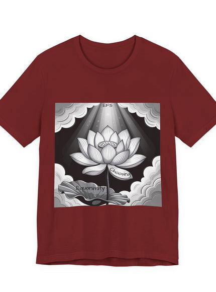 "Choosing Equanimity, EFS (Energy for Success)" Unisex Jersey Short Sleeve Tee