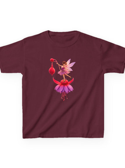 "Fuchsia Fairy" Kids Heavy Cotton Tee