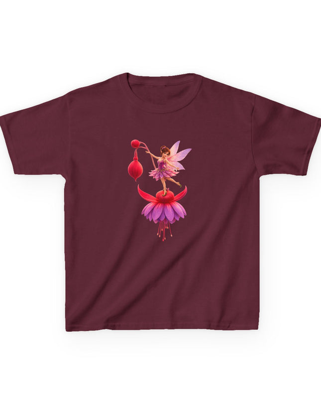 "Fuchsia Fairy" Kids Heavy Cotton Tee