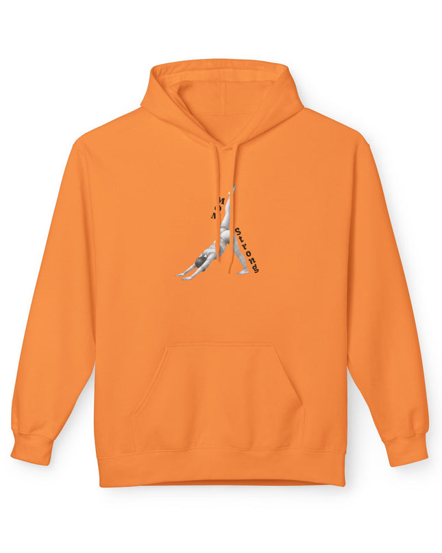 "Mom Strong Pilates" (Darker ink on both sides) Unisex Midweight Softstyle Fleece Hoodie