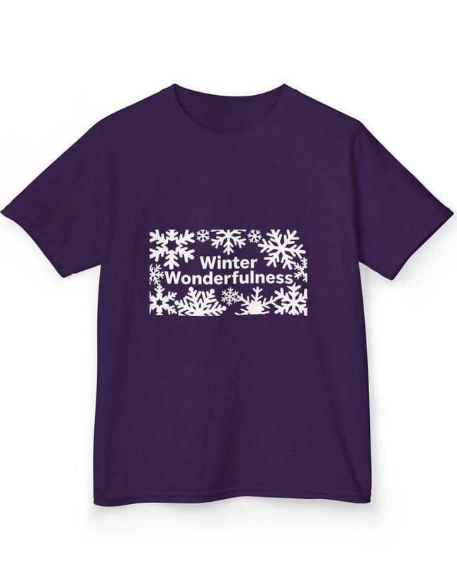 "Winter Wonderfulness" Kids Heavy Cotton Tee