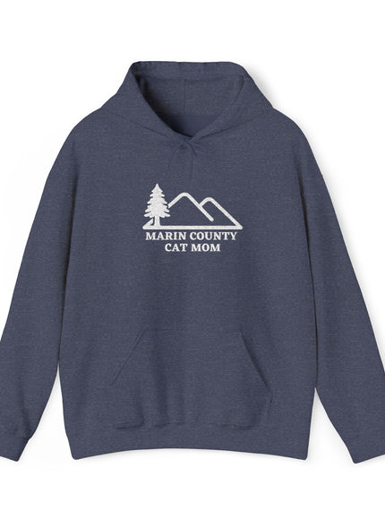 "Marin County Cat Mom" Unisex Heavy Blend Hooded Sweatshirt