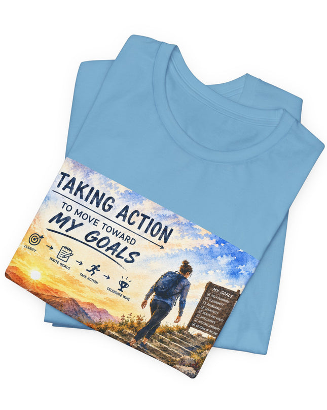 "Taking Action" Unisex Jersey Short Sleeve Tee
